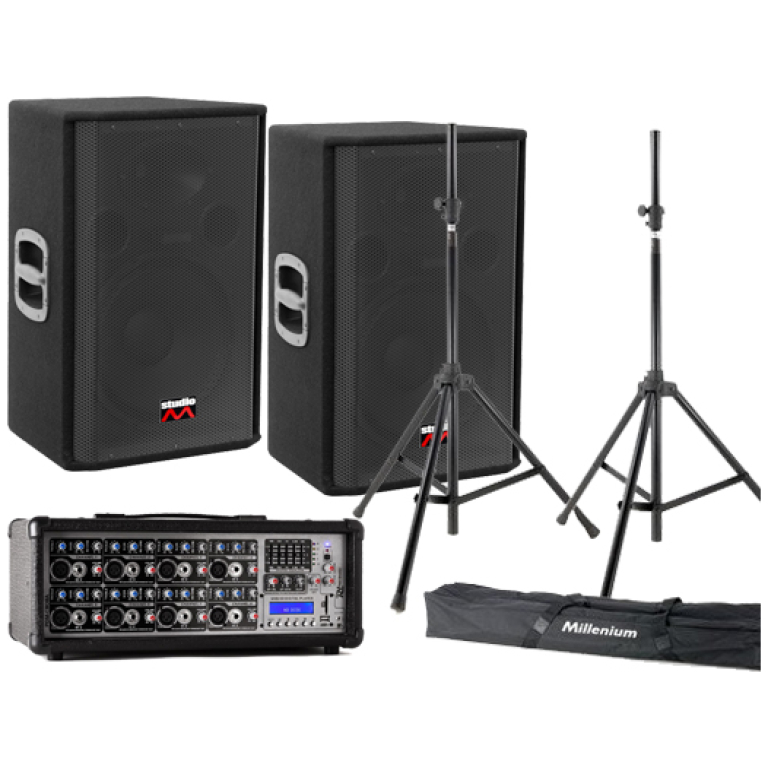 Sistem audio portabil 200W cu Powermixer PDM-C805-Compact 12