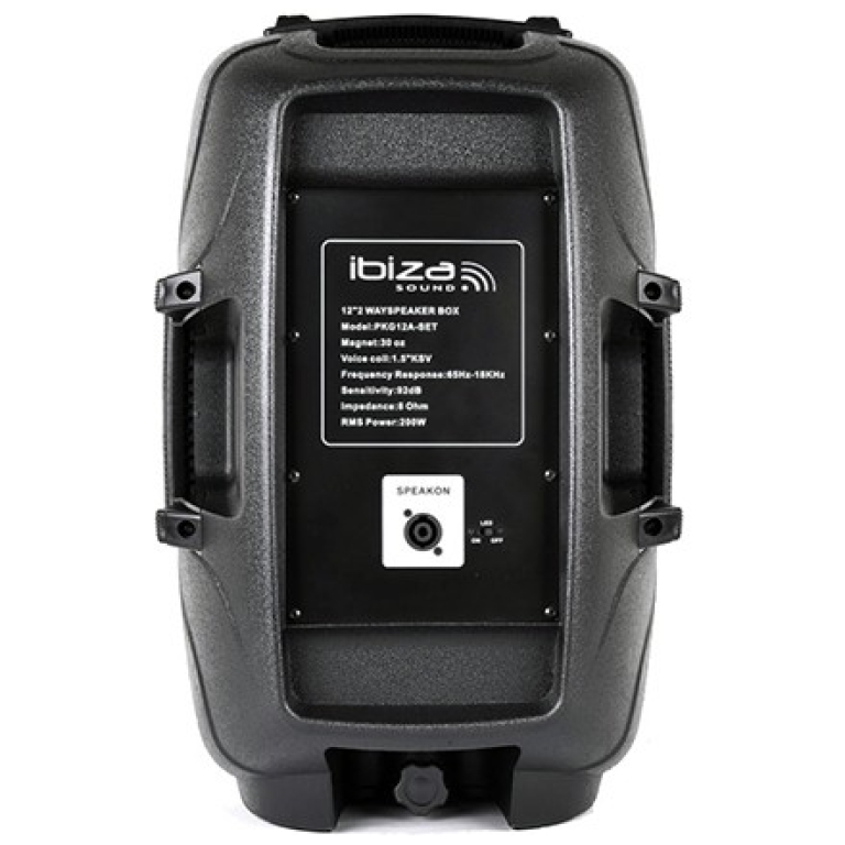 Sistem audio activ Ibiza PKG12A SET