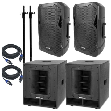Sistem audio activ portabil Master Audio, 1400W, bluetooth