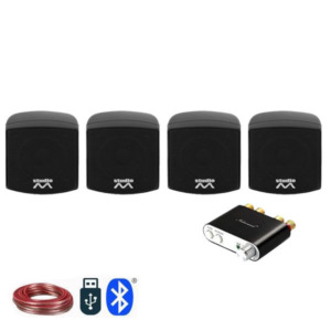 Sistem audio cafenea Atmos omni 4Bk, bluetooth, 4x25W