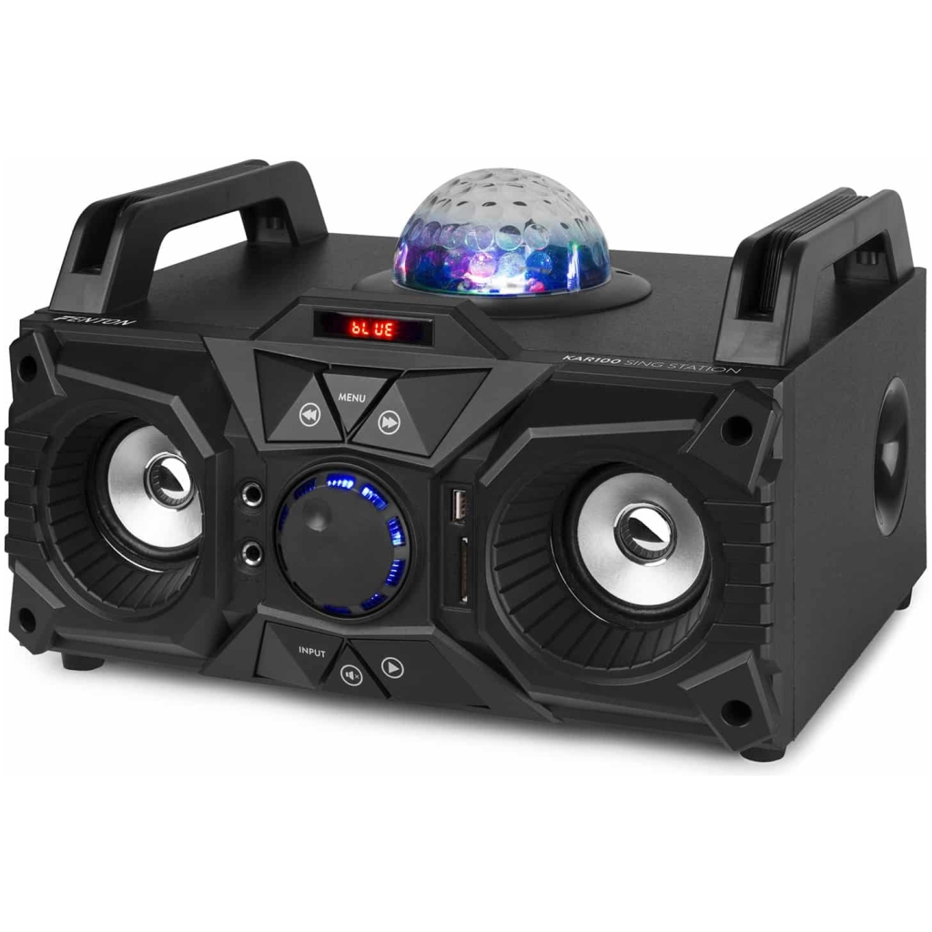 Sistem karaoke cu lumini KAR100, Bluetooth, 100W