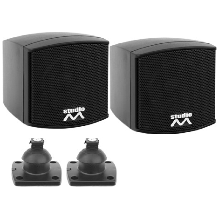 Sistem sonorizare cafenea 4.1 Atmos Omni-26 negru, amplificator NS15G Bluetooth, 2x100W