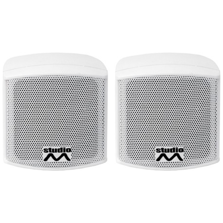 Sistem sonorizare restaurant 4.1 Atmos Omni-26 alb, amplificator NS15G Bluetooth, 2x100W