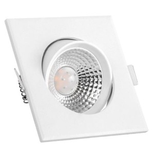 Spot LED 5W 6000K Alb rece Patrat Alb