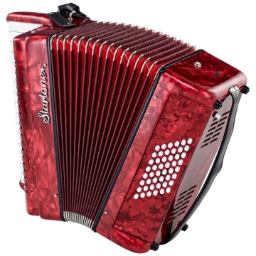 Acordeon Startone Piano Accordion 48 Red MKII