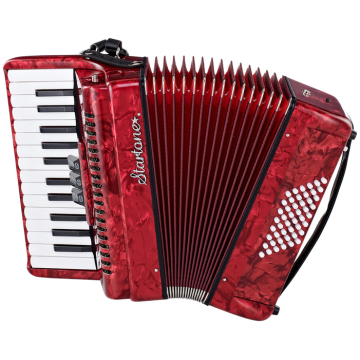 Acordeon Startone Piano Accordion 48 Red MKII