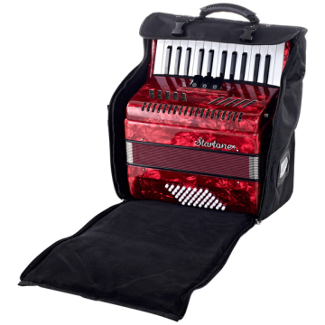 Acordeon Startone Piano Accordion 48 Red MKII