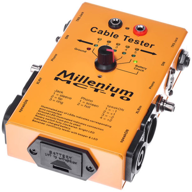 Tester Cabluri Audio Millenium MCT-10