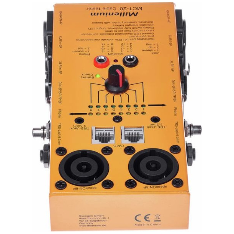 Tester Cabluri Audio Millenium MCT-20