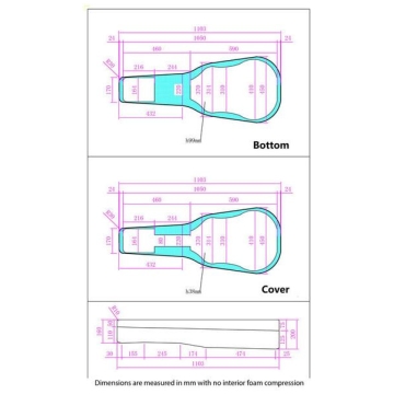 Toc Chitara Acustica Thomann Western Guitar Case ABS