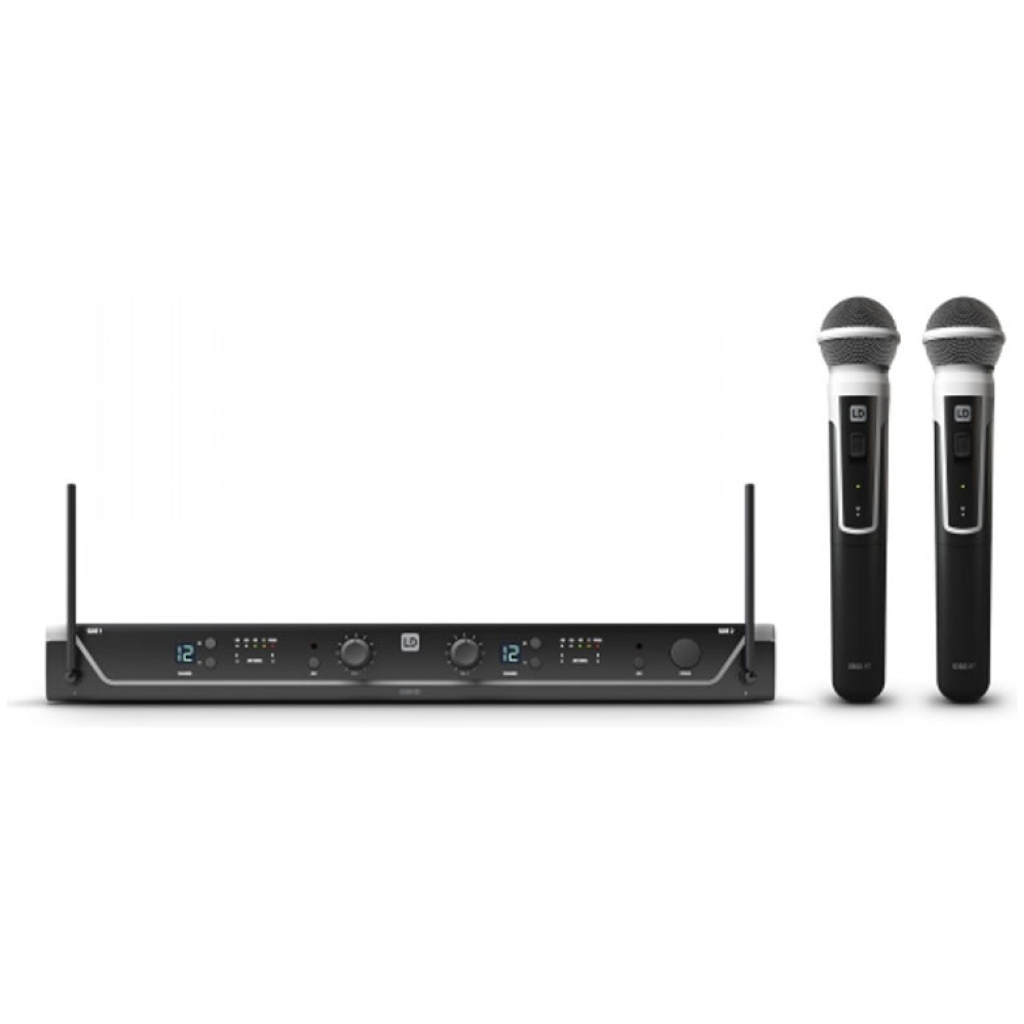 Set microfoane de mana wireless LD Systems U306 HHD2