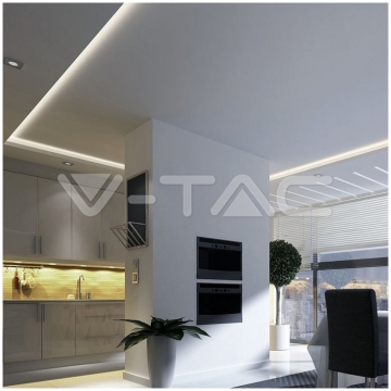 Banda LED V-TAC VT-5050 Alb Natural,60 LED pe metru, de interior