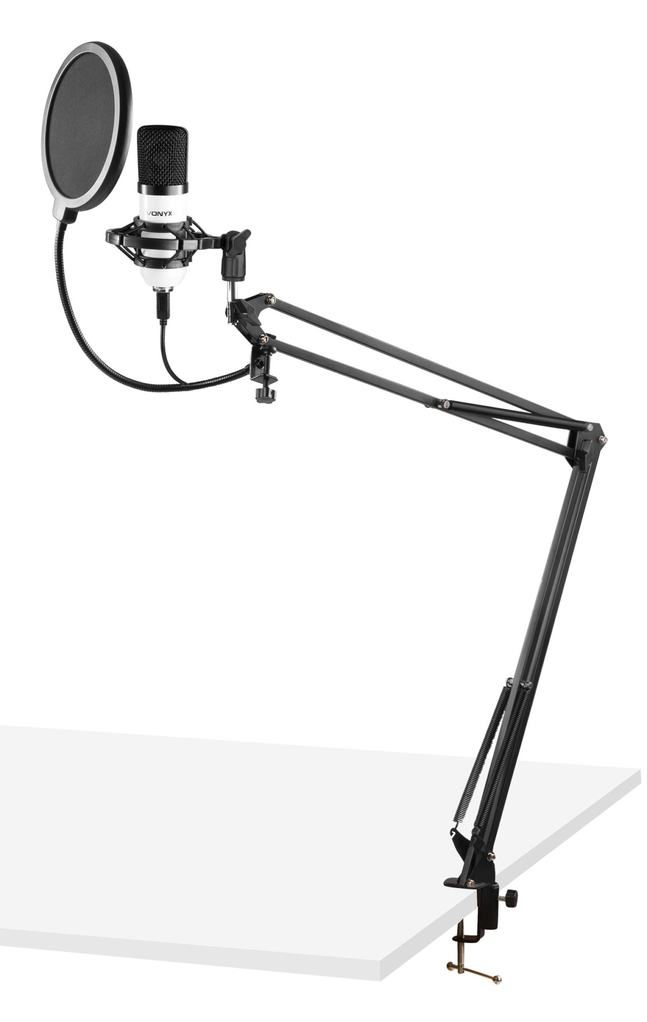 Set Microfon Cu Brat Pantografic Vonyx CMS300W