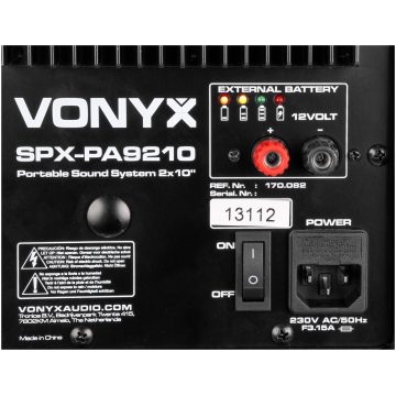 Boxa Activa Portabila Vonyx SPX-PA9210