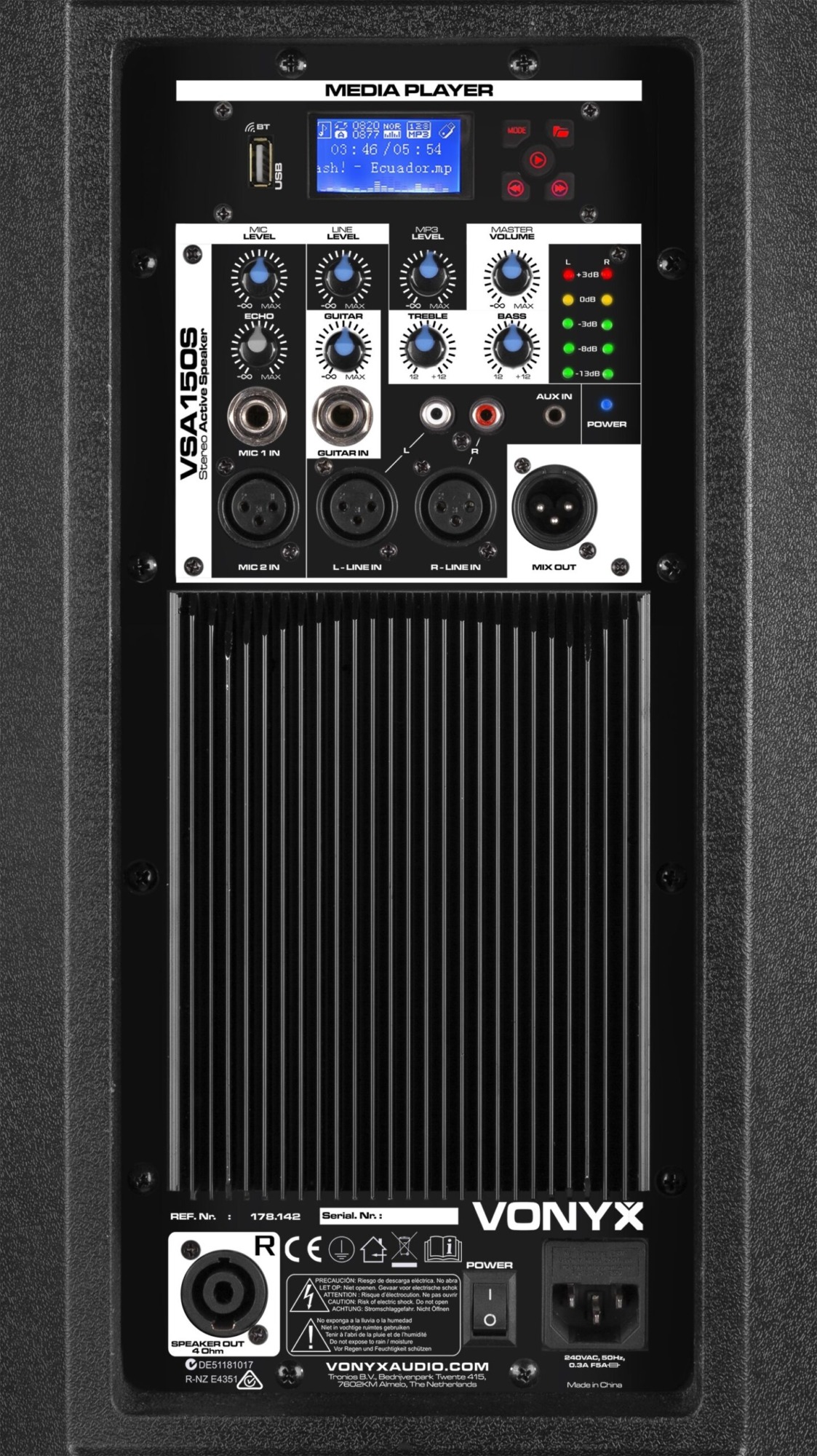 Set Boxe Active Vonyx VSA150S 2x250W