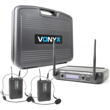 Set microfoane wireless headset Vonyx WM73H