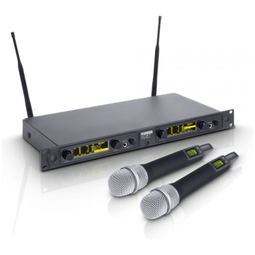 Set microfoane wireless de mana LD Systems WIN 42 HHC2 Dual