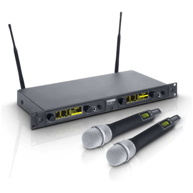 Set microfoane wireless de mana LD Systems WIN 42 HHC2 Dual