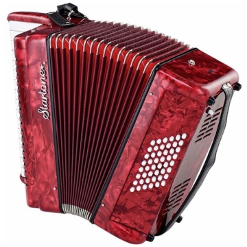 Acordeon Startone 48 Basi Rosu, Maja 48 Red