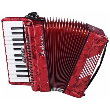 Acordeon Startone 48 Basi Rosu, Maja 48 Red