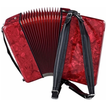 Acordeon Startone 48 Basi Rosu, Maja 48 Red