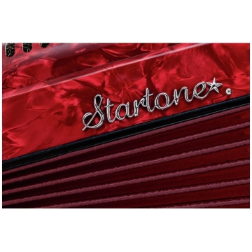 Acordeon Startone 48 Basi Rosu, Maja 48 Red