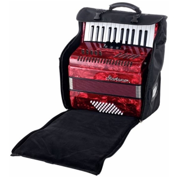 Acordeon Startone 48 Basi Rosu, Maja 48 Red