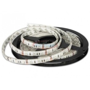 Banda LED 60 SMD 5050 Alb Rece 6000K Waterproof IP65 12V exterior