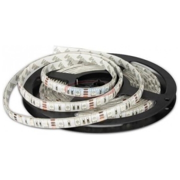 Banda led cu 60 SMD-uri 5050 , 6000K, Waterproof, 12V