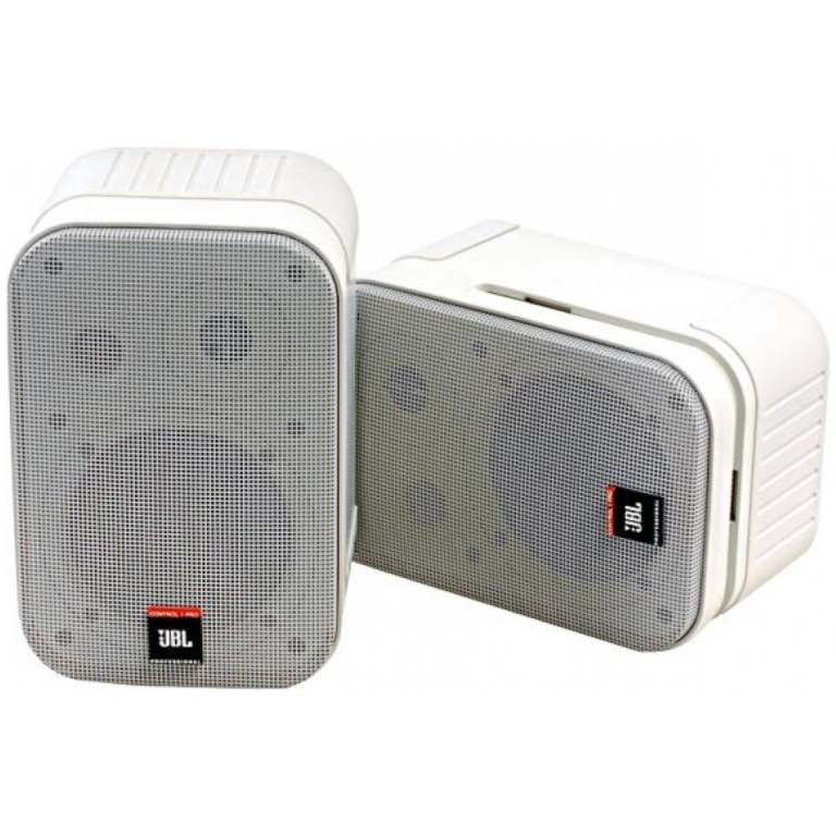 Sistem 2 boxe JBL Control 1 Pro alb cu amplificator NS15G, Bluetooth