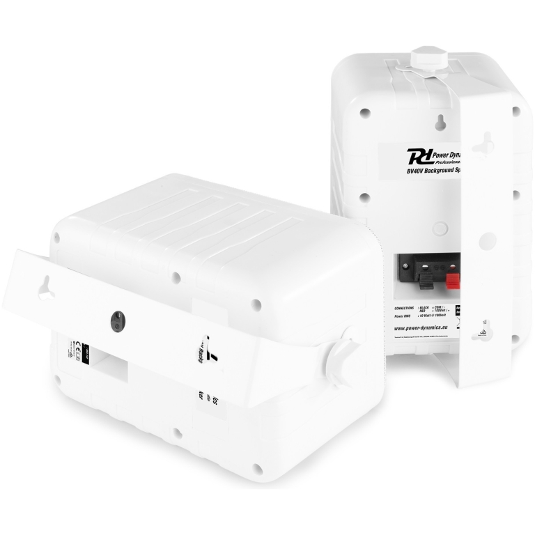 Power Dynamics BV40V Alb, Set boxe perete 100V, 4 inch