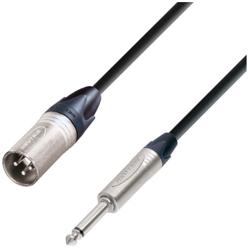 Cablu microfon XLR tată la jack de 6,3 mm Adam Hall Cables 5 STAR MMP 0500