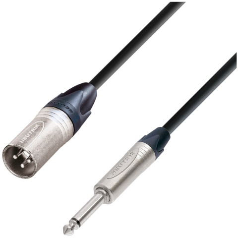 Cablu microfon XLR tată la jack de 6,3 mm Adam Hall Cables 5 STAR MMP 0500