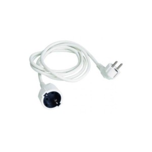 Prelungitor cu o priza WELL 5m 1.5mm alb