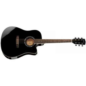 Chitara electro-acustica Harley Benton D-120CE BK