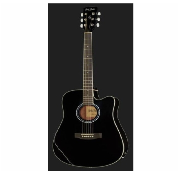 Chitara electro-acustica Harley Benton D-120CE BK