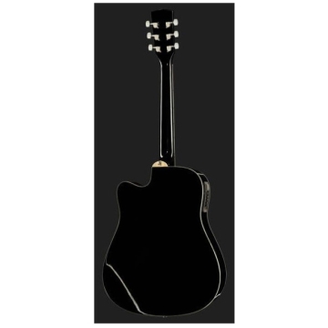 Chitara electro-acustica Harley Benton D-120CE BK