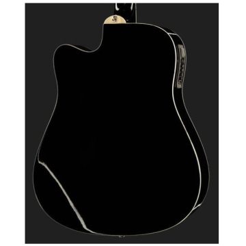 Chitara electro-acustica Harley Benton D-120CE BK