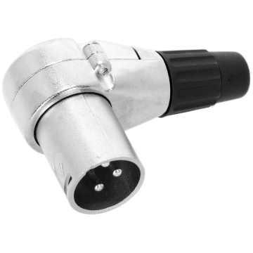 Conector XLR tată cotit Adam Hall Connectors 4 STAR C XM3 A