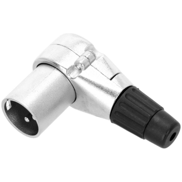 Conector XLR tată cotit Adam Hall Connectors 4 STAR C XM3 A