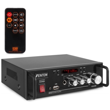 Amplificator audio cu Acumulator Fenton AV344, Tuner FM, MP3, USB, SD