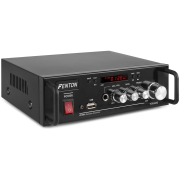 Amplificator audio cu Acumulator Fenton AV344, Tuner FM, MP3, USB, SD