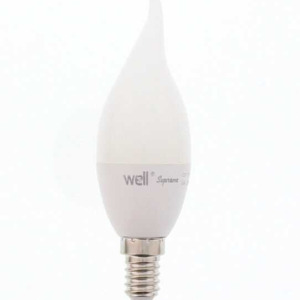 Bec LED Lumanare WELL 6W E14, Alb Cald