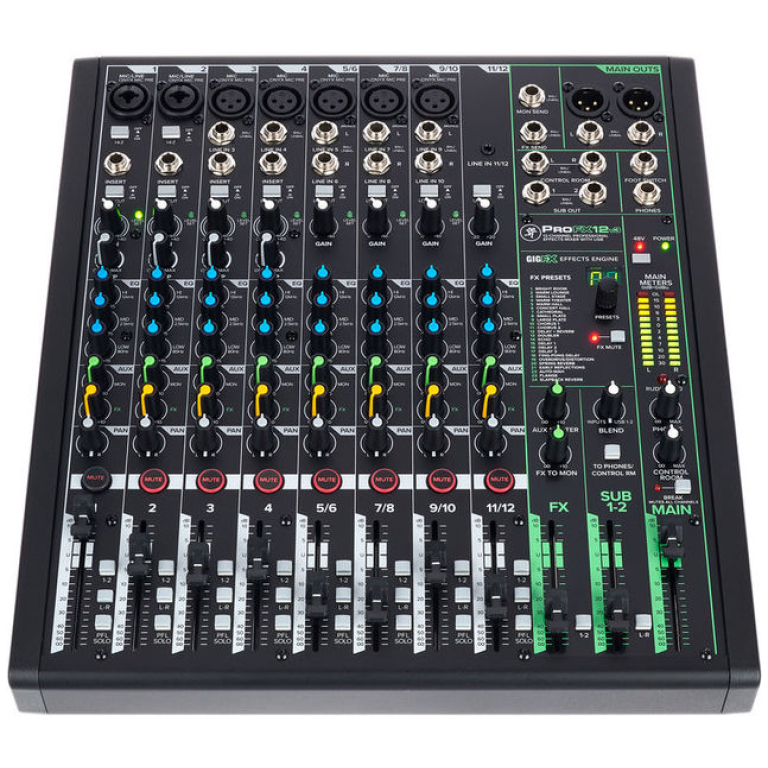 Mackie PROFX12v3, Mixer audio analogic 