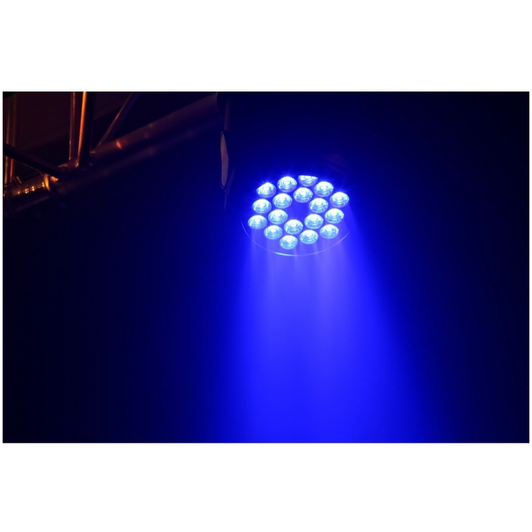 Beamz MHL108, Moving Head Wash 18x 3W led RGB DMX