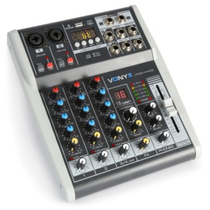 Vonyx VMM-K402 Mixer audio cu 4 canale