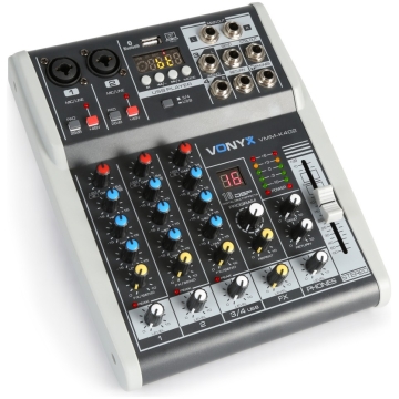 Vonyx VMM-K402 Mixer audio cu 4 canale