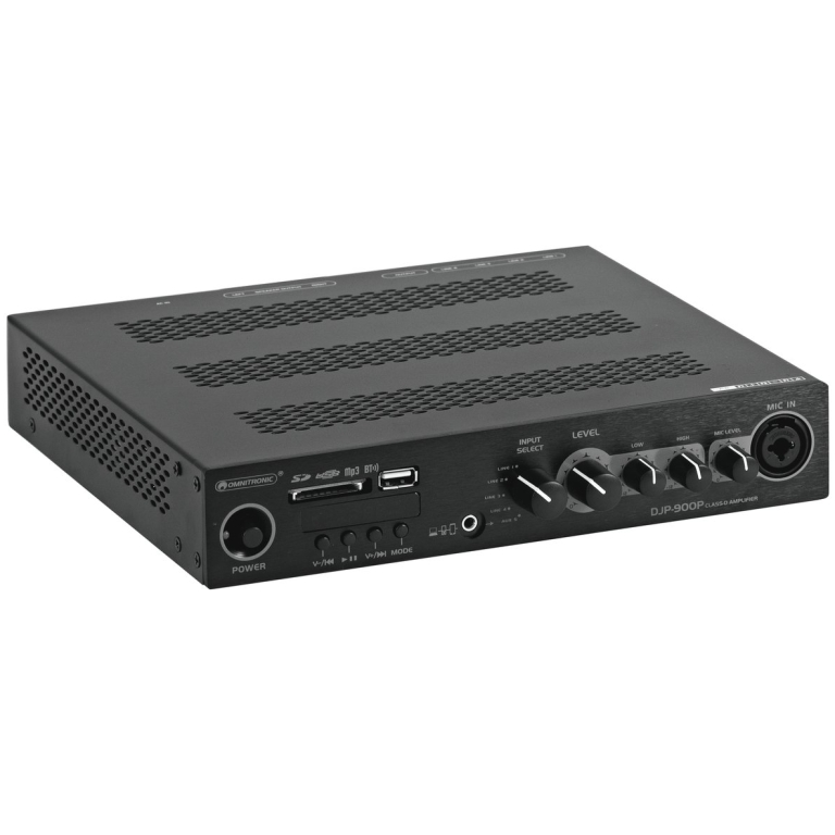 Amplificator cu mixer Omnitronic DJP-900P, Bluetooth, 2x460W, 100V