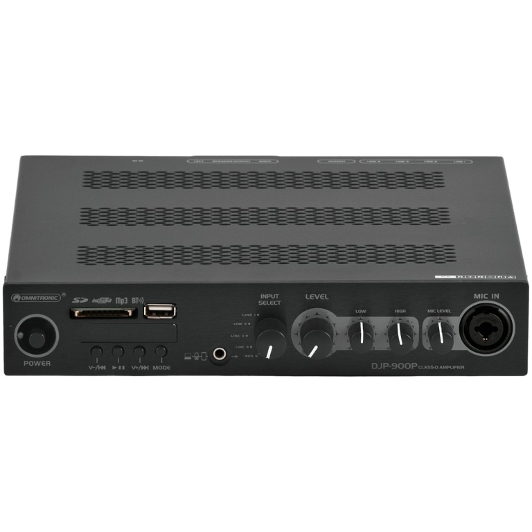 Amplificator cu mixer Omnitronic DJP-900P, Bluetooth, 2x460W, 100V