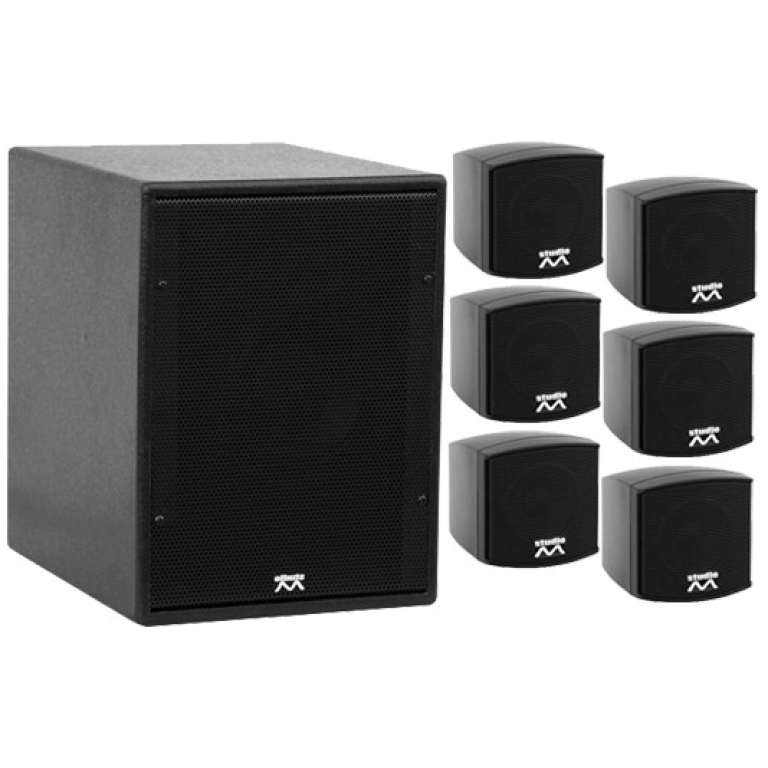 Sistem audio cu bas activ Atmos Omni 25 6.1 Negru